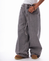 Insane® Baggy Basic Jeans - Light Grey
