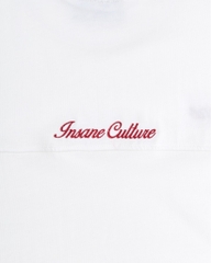 Insane® Basic Longsleeve - Trắng Thêu Đỏ