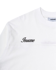 Insane® Basic Longsleeve - Trắng Thêu Đen