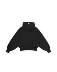 Insane® Pocket Boxy Hoodie - Black