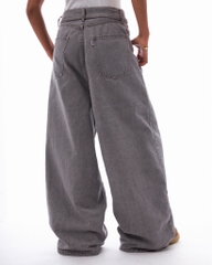 Insane® Baggy Basic Jeans - Light Grey