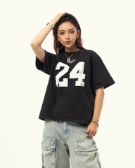 Insane® “24” Boxy Washed Tee - Black