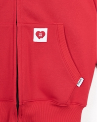 Insane® “Heart Service” Duo Hoodie Zip - Red