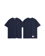 Insane® “Heart Service” Pocket Tee - Navy