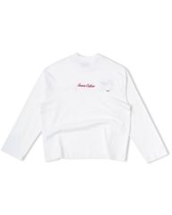 Insane® Basic Longsleeve - Trắng Thêu Đỏ