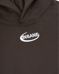 Insane® Pocket Boxy Hoodie - Brown
