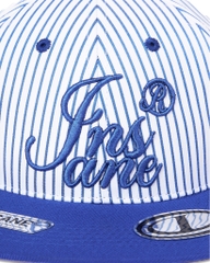 Striped Snapback - Blue