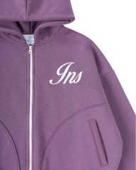 Insane® Weekly Boxy Hoodie Zip - Lavender