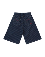 Insane® Plaid Jorts - Navy