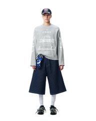 Insane® Plaid Jorts - Navy