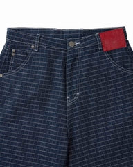 Insane® Plaid Jorts - Navy