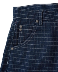 Insane® Plaid Jorts - Navy