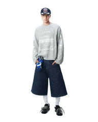 Insane® Plaid Jorts - Navy