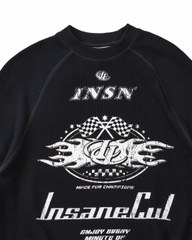 Insane® Racing Waffle LongSleeve - Black