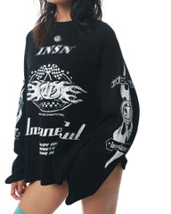Insane® Racing Waffle LongSleeve - Black