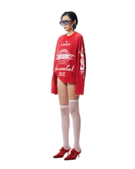 Insane® Racing Waffle LongSleeve - Red