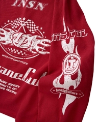 Insane® Racing Waffle LongSleeve - Red