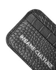 Insane® Card Holder - Black Croc