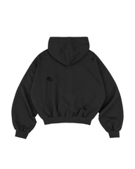 Insane® Static Noise Hoodie Zip - Black