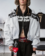 Insane® Static Noise Hoodie Zip - Melange