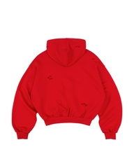 Insane® Static Noise Hoodie Zip - Red