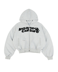 Insane® Static Noise Hoodie Zip - Melange