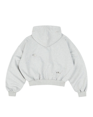 Insane® Static Noise Hoodie Zip - Melange
