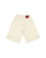 Insane® Rough Edge Jorts - White