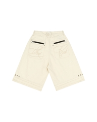 Insane® Rough Edge Jorts - White