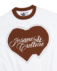 Insane® Twin Heart Tee - Brown