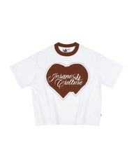 Insane® Twin Heart Tee - Brown