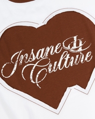 Insane® Twin Heart Tee - Brown