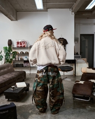 Insane® Echo Stitch Fleece Jacket - White