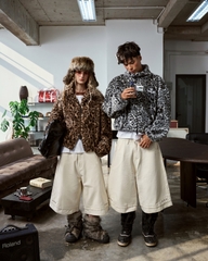 Insane® Frost Veli Furry Jacket - Leopard Brown