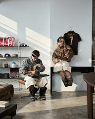 Insane® Frost Veli Furry Jacket - Leopard Brown