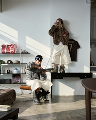 Insane® Frost Veli Furry Jacket - Leopard Brown