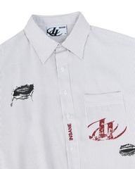 Insane® Ripped 26 Shirt - White