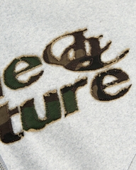 Insane® Camo Patch Hoodie Zip - Melange