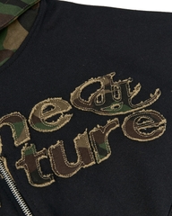 Insane® Camo Patch Hoodie Zip - Black