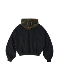 Insane® Camo Patch Hoodie Zip - Black