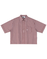 Insane® Horseshoe Plaid Shirt - Wine