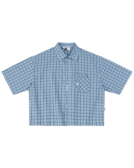 Insane® Horseshoe Plaid Shirt - Blue