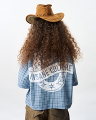 Insane® Horseshoe Plaid Shirt - Blue