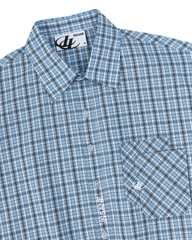 Insane® Horseshoe Plaid Shirt - Blue