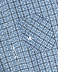 Insane® Horseshoe Plaid Shirt - Blue