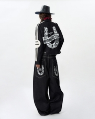 Insane® Horseshoe Pants - Raw Denim