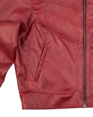 Insane® Noir Leather Jacket - Red