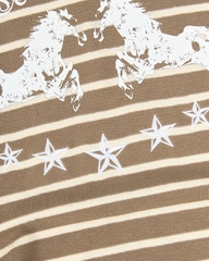 Insane® Twin Horse Polo LongSleeve - Pale Olive