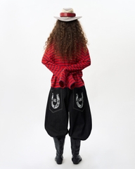 Insane® Twin Horse Polo LongSleeve - Red