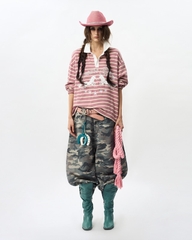 Insane® Twin Horse Polo LongSleeve - Dusty Rose